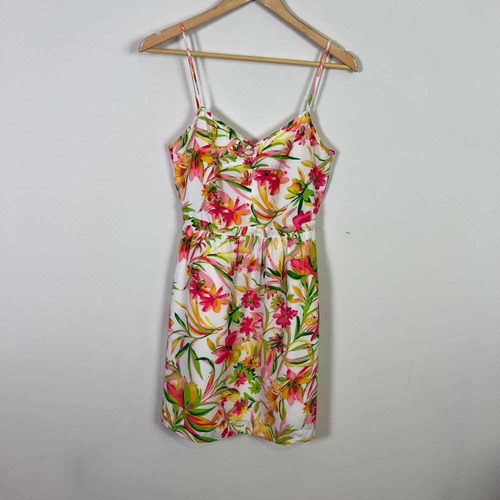 J. Crew Women’s Spaghetti Strap Seaside Floral Mini Dress